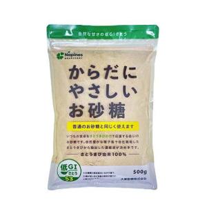 からだにやさしいお砂糖 ( 500g )/ ナピネス ( 砂糖 低カロリー 甘味料 低GI きび砂糖 )｜soukai