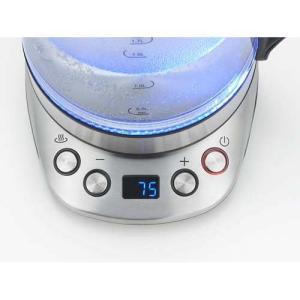 サスティア 温度調整ガラス電気ケトル 1.7L...の詳細画像2