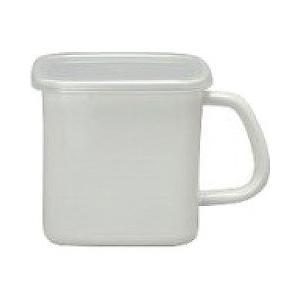 野田琺瑯 持ち手付きストッカー 角型 Lサイズ MS-12K ( 1コ入