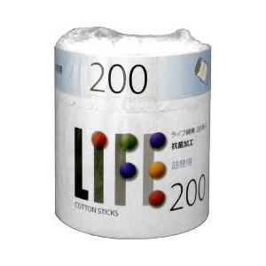 ライフ 綿棒詰め替え用(200本入*100個セット)[綿棒 その他] ライフ（LIFE） 綿棒詰め替え用 ( 200本入 )/ ライフ : 爽快ドラッグ