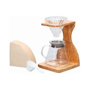 ハリオ V60 オリーブウッドスタンドセット ( 1セット )/ ハリオ(HARIO