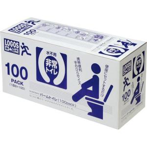 ロゴス LLL 非常用パームトイレ ( 100パック入 )/ ロゴス(LOGOS)｜soukai