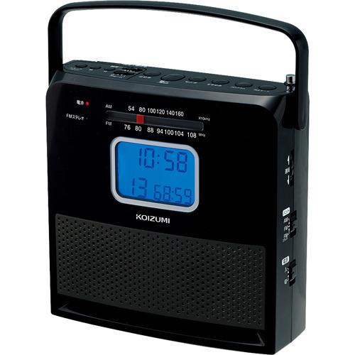 コイズミ CDラジオ ブラック SAD-4707／K ( 1台 )/ コイズミ