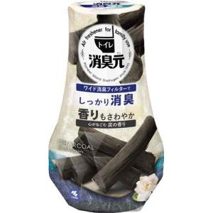 トイレの消臭元 心がなごむ炭の香り 芳香消臭剤 トイレ用 ( 400ml )/ 消臭元｜soukai