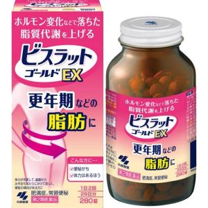 (第2類医薬品)ビスラット ゴールドEX ( 280錠 )/ ビスラットゴールド ( 肥満症 更年期などの脂肪に 脂質代謝を上げる )｜soukai