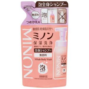 ミノン 全身シャンプー 泡タイプ 詰替え用 ( 400ml )/ MINON(ミノン)｜soukai