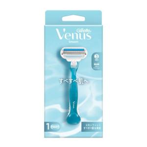 ヴィーナス スムース すべすべ肌 本体+替刃1コ ( 1セット )/ ジレット ヴィーナス(Gillette Venus)