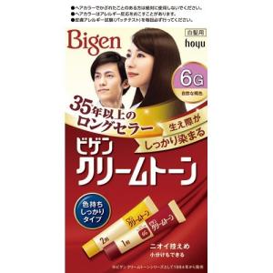 ビゲン クリームトーン 自然な褐色 6G ( 40g+40g )/ ビゲン ( 白髪染め )