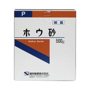 ホウ砂(結晶) ( 500g )/ ケンエー スライム 材料 ) : 爽快