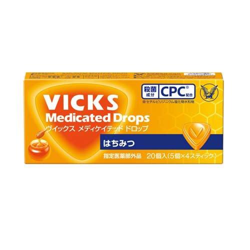 ヴイックス メディケイテッド ドロップ はちみつ ( 20個入 )/ ヴィックス(VICKS)