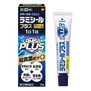 (第(2)類医薬品)ラミシールプラス クリーム 10g (セルフメディケーション税制対象) ( 10g )/ ラミシール ( 水虫治療薬 かゆみどめ成分 白癬菌を殺菌 )｜soukai