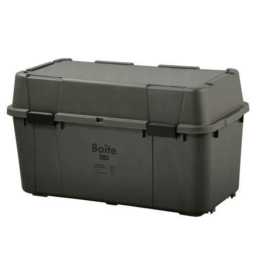 Boiteガレージ ベランダコンテナ 105L カーキ MA-4016 ( 1個 )