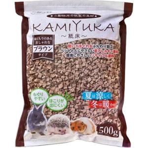 クリーンモフ 小動物用床材 KAMIYUKA 紙床 ホワイト ( 500g ) : 爽快
