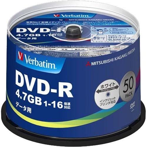 バーベイタム DVD-R データ用 1回記録用 1-16倍速 DHR47JP50V4 ( 50枚入 ...