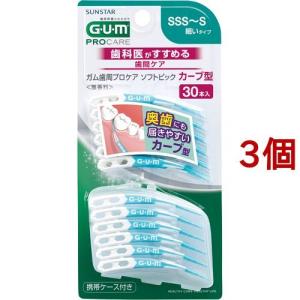 ガム(G・U・M) 歯周プロケア ソフトピック カーブ型30P サイズSS-M