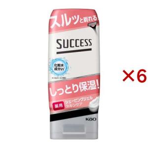 サクセス 薬用シェービングジェル スキンケアタイプ ( 180g*6本セット )/ サクセス｜爽快ドラッグ