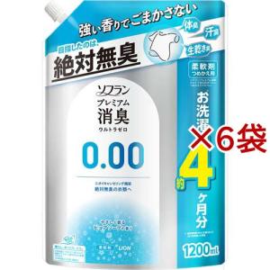 ソフラン プレミアム消臭 ウルトラゼロ 柔軟剤 詰め替え 特大 ( 1200ml