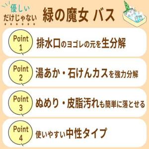 緑の魔女 バス用洗剤 ( 420ml*2本セッ...の詳細画像3