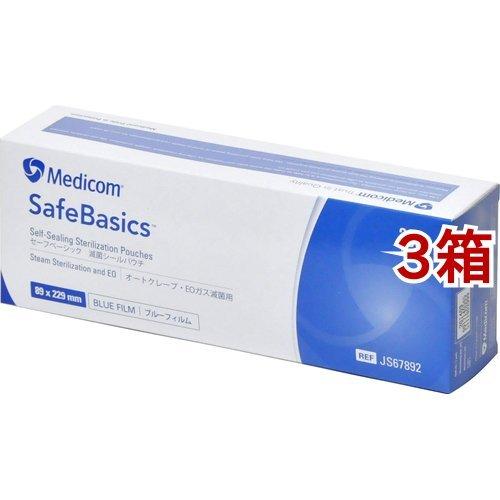 セーフベーシック 滅菌シールパウチ Mサイズ JS67892 ( 200枚入*3箱セット )/ セー...