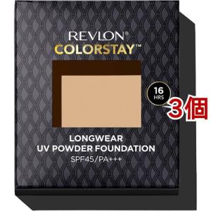 レブロン カラーステイ ロングウェア UV パウダー ファンデーション 002 ( 9g*3個セット )/ レブロン(REVLON)｜soukai