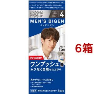 メンズビゲン ワンプッシュ ダークブラウン 6 ( 6箱セット )/ : 爽快