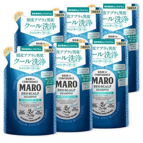 MARO デオスカルプシャンプー クール 詰替え ( 340ml*6袋セット )/ マーロ(MARO...