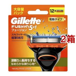 ジレット フュージョン 電動 替刃 ( 12コ入×2セット )/ ジレット