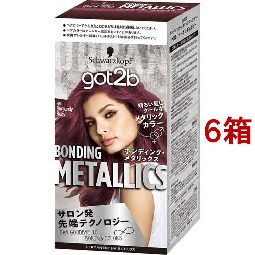 got2b ボンディング・メタリックス ヘアカラー バーガンディルビー ( 6箱セット )/ got...