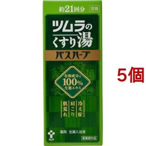 ツムラのくすり湯 バスハーブ　6個 ツムラのくすり湯 バスハーブ ( 650ml*3コセット )/ 入浴剤 ) : 爽快