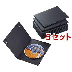 エレコム スリムDVDトールケース CCD-DVDS03BK ( 10個入*5セット )/ エレコム(ELECOM)｜soukai