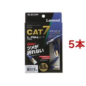エレコム CAT8対応LANケーブル ブルーメタリック 1m LD-OCTT／BM10 ( 1