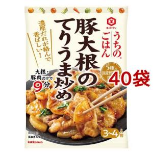 キッコーマン うちのごはん おそうざいの素 豚大根のてりうま炒め / うちのごはん