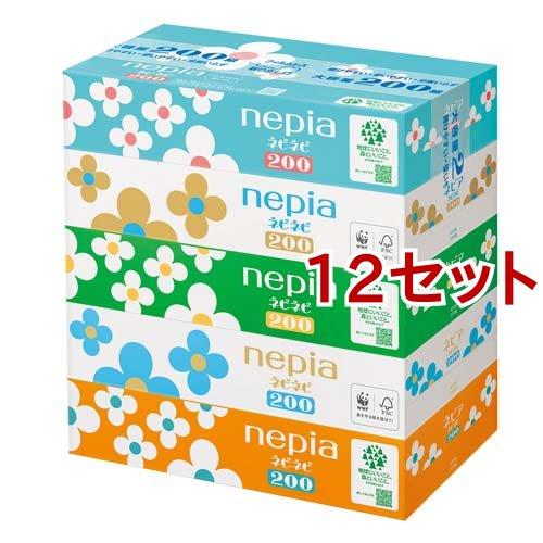 ネピア ネピネピ ティッシュ ( 400枚入(200組)*5個パック*12セット )/ ネピア(ne...