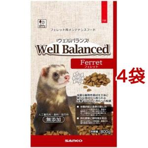 ウェルバランス チンチラフード ( 800g×4袋セット ) : 爽快ドラッグ