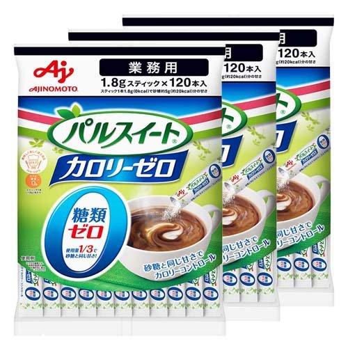 パルスイート カロリーゼロ スティック ( 1.8g*120本入*3袋セット )/ パルスイート (...