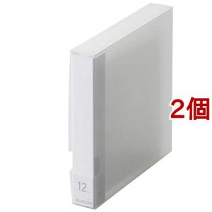 エレコム DVD／CD用ディスクファイル 12枚収納 CCD-FS12CR ( 2個セット )/ エレコム(ELECOM)｜soukai