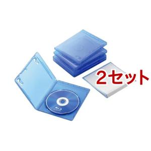 エレコム BLu-rayディスクケース 1枚収納タイプ CCD-BLU105CBU ( 5枚入*2セット )/ エレコム(ELECOM)｜soukai