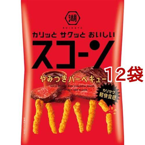 湖池屋 スコーン やみつきバーベキュー ( 78g*12袋セット )/ 湖池屋(コイケヤ) ( つま...