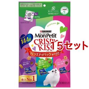 モンプチ クリスピーキッス 総合栄養食 とびきり贅沢おさかな味 ( 24g