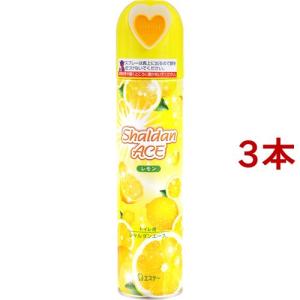 シャルダンエース トイレ用 スプレー 消臭芳香剤 レモンの香り ( 230ml*3本セット )/ シャルダン(SHALDAN)｜soukai