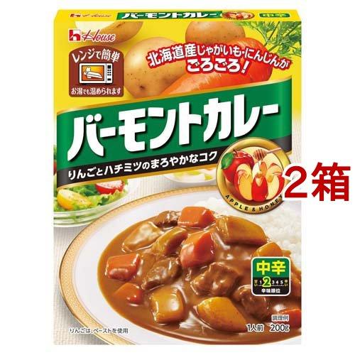 レトルトバーモントカレー 中辛 ( 200g*2箱セット )/ バーモントカレー