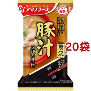 アマノフーズ いつものおみそ汁贅沢 豚汁 ( 1...の商品画像