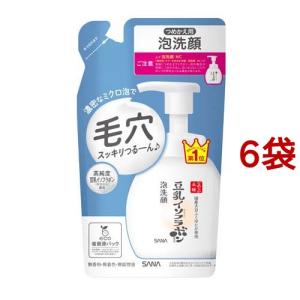 サナ なめらか本舗 泡洗顔 NC つめかえ用 ( 180ml*3袋セット )/ 豆乳
