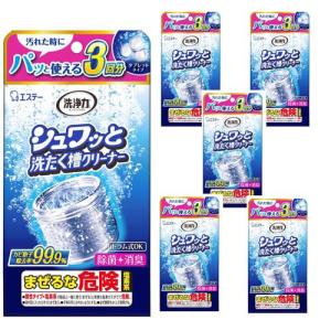 洗浄力 シュワッと洗たく槽クリーナー 3回分 ( 64g*3個入*6箱セット )｜soukai