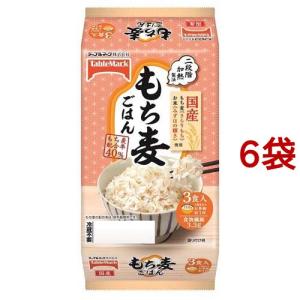 レトルトご飯　米　3袋入り28パック計84食分　テーブルマークtablemark Amazon | テーブルマーク 麦ごはん 国産コシヒカリ使用 3食