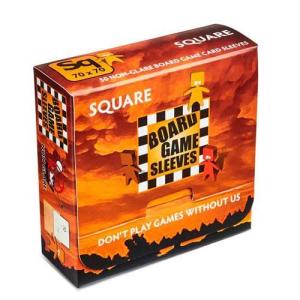 ボードゲームスリーブ ノングレア Square 70*70mm用 10429 ( 50枚入 )｜soukai