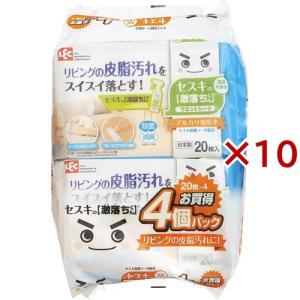 セスキの激落ちくん ウェットシート フローリング用 SS-292 ( 20枚*4コ