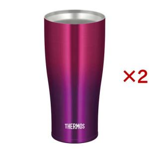 サーモス 真空断熱タンブラー 0.42L JDE-421LTD BK-G ブラック