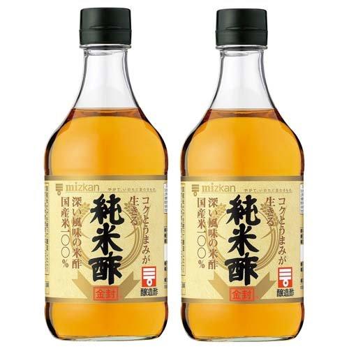 ミツカン純米酢 金封 ( 500ml×2セット )/ ミツカン ( お酢 ビネガー 米酢 純米酢 酢...