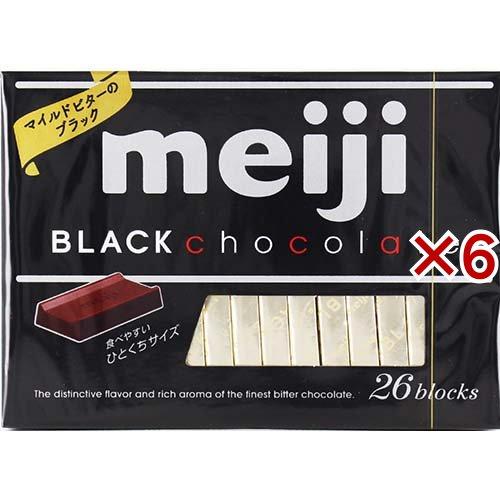 (訳あり)明治 ブラック チョコレート ボックス ( 120g×6セット )/ 明治チョコレート